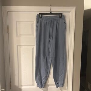 SO Blue Jogger Sweatpants with Elastic Cuffs